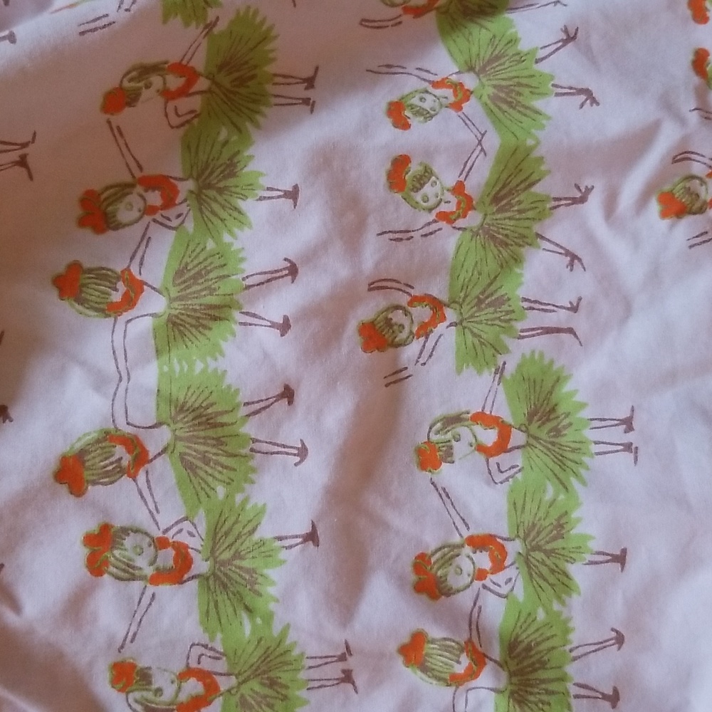 Hue women's pajama set hula dancer print pants medium top small - Picture 4 of 7